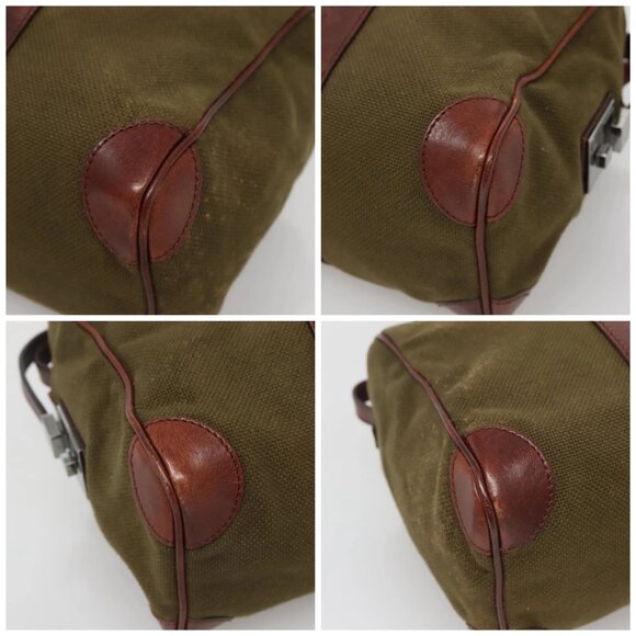 GUCCI Hand Bag Canvas Leather Khaki Brown 30458 Auth 135059 - Picture 15 of 16